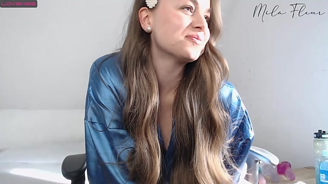MilaFleur naked stripping on cam for live sex video chat